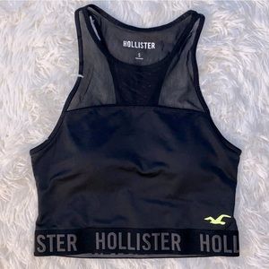 Hollister Razorback Black Sports Bra